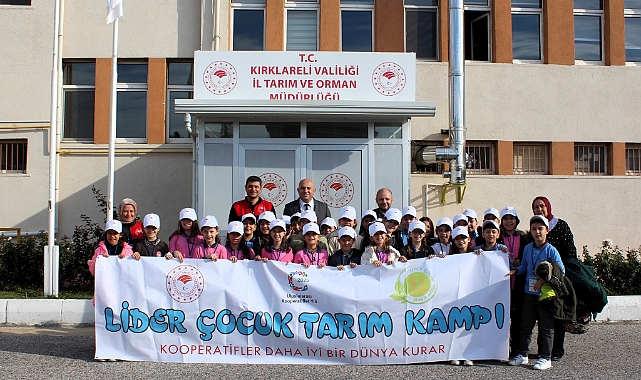 Kırklareli'nde "Lider Çocuk Tarım Kampı" Etkinlikleri Başladı