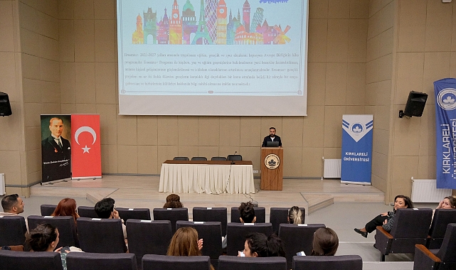 Kırklareli Üniversitesi'nde Erasmus+ Öğrenci Kulüpleri Bilgilendirme Günü