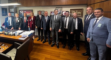 CHP’li Belediye Başkanlarından Milletvekili Özkan’a Ziyaret