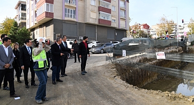 Vali Soytürk Yapım Süreci Devam Eden Süleymanpaşa Mesleki ve Teknik Anadolu Lisesinde İncelemelerde Bulundu
