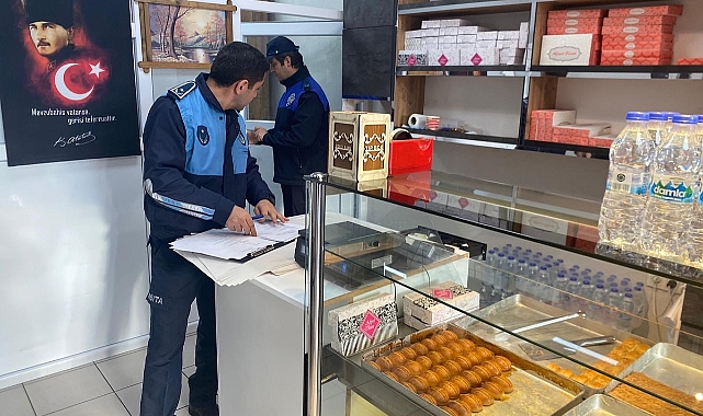 Babaeski'de Yeni Yıl Öncesi Tatlı Üreticilerine Sıkı Denetim