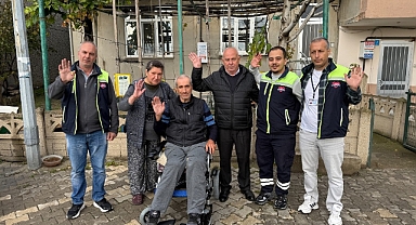 BÜYÜKŞEHİR'DEN ENGELSİZ YAŞAMA "AKÜLÜ TEKERLEKLİ SANDALYE DESTEĞİ"
