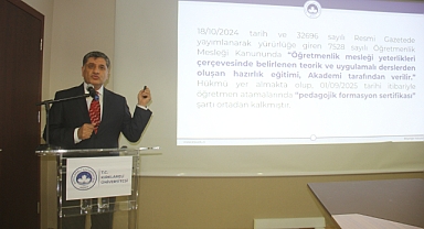 KLÜ'de Pedagojik Formasyon Süreci Anlatıldı