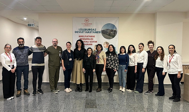 Lüleburgaz'da Ameliyathane Hemşireliği Eğitimi Tamamlandı