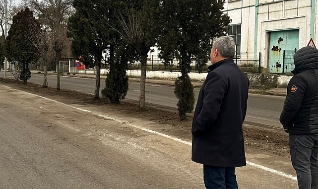 Alpullu'da Atatürk Caddesi Refüjü Yenilendi