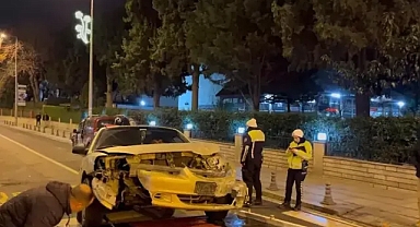 Çorlu'da üç aracın karıştığı kazada; 1 yaralı