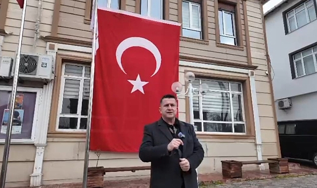 Lalapaşa'dan Türk Bayrağına Sahip Çıkan Net Mesaj