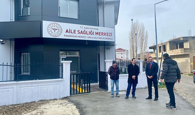 Pınarhisar Kaymakamı Enver Özderin'den Aile Sağlığı Merkezi'ne İnceleme