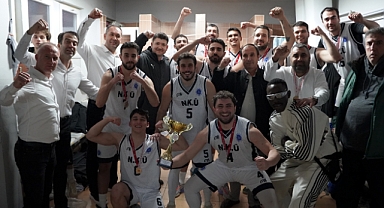 TNKÜ Basketbol Takımı Namağlup Şampiyon: Hedef Üst Ligler!