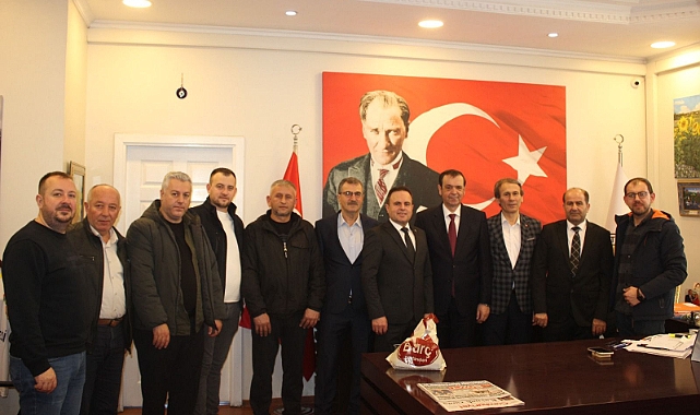 Vize Şoförler Odası'ndan Belediye Başkanı Ercan Özalp'e Ziyaret