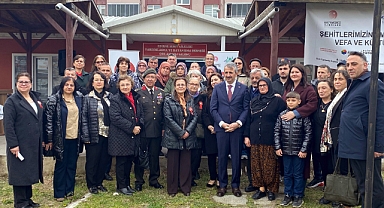 Edirne'de şehit aileleri derneğinde 'Şehidimden Hatıra' sergisi açıldı