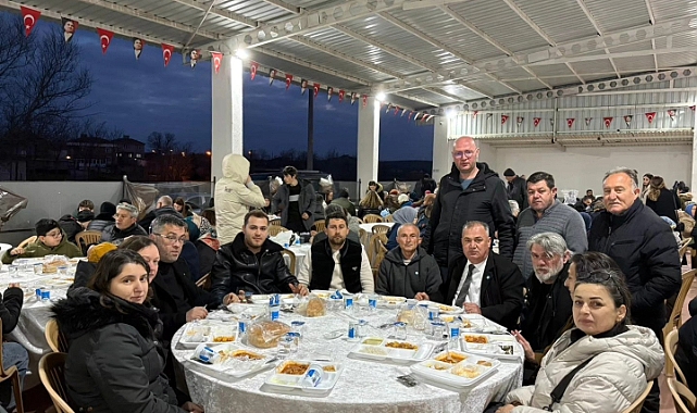 İYİ Parti Kırklareli Teşkilatı Alacaoğlu Köyü'nde İftar Sofrasında Buluştu
