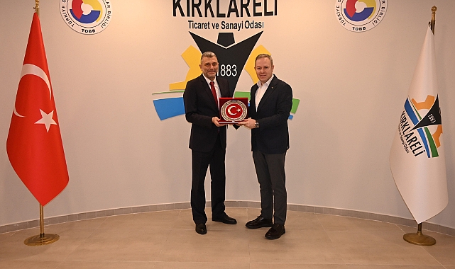 Kırklareli Belediye Başkan Yardımcısı Soner Yeler'den Kırklareli TSO'ya Ziyaret