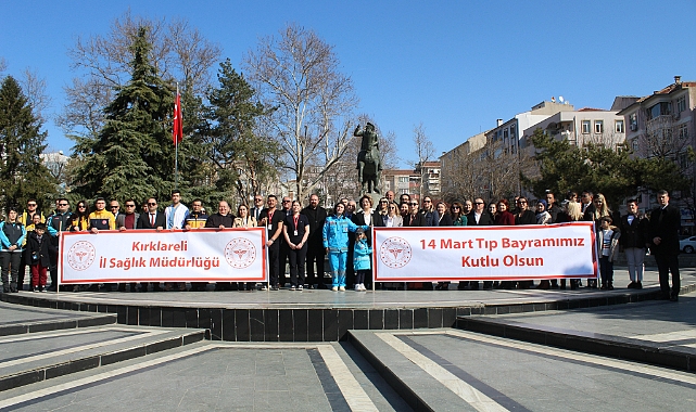 Kırklareli Özgürlük ve Demokrasi Meydanı’nda Tıp Bayramı Coşkusu