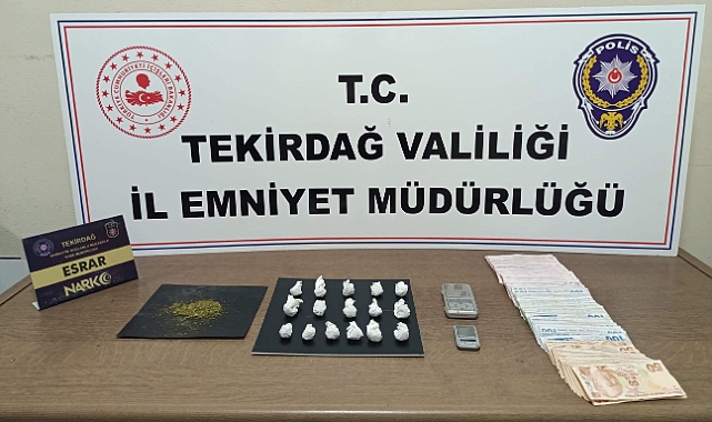 Tekirdağ'da uyuşturucu operasyonunda 11 tutuklama