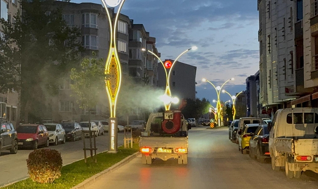 Kırklareli'de Yeşil Alanlar İçin İlaçlama Çalışması Başlatıldı