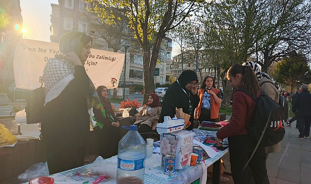 Kırklareli İHH'dan Anlamlı Etkinlik! Gazze İçin Tek Yürek Oldular