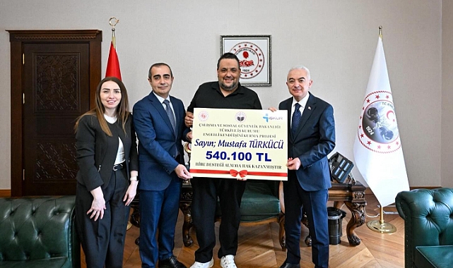 Kırklareli'nde Engelli Girişimciye 540 Bin TL'lik Hibe Desteği