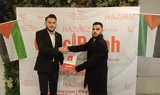 Kırklareli'nde Yeniden Refah Partisi'nde Görev Değişimi