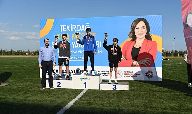 TEKİRDAĞ'IN EN HIZLI MİNİK SPORCULARI BELİRLENDİ