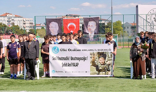 Ülkü Ocaklarından Şehit Anıl Yalap İçin Futbol Turnuvası