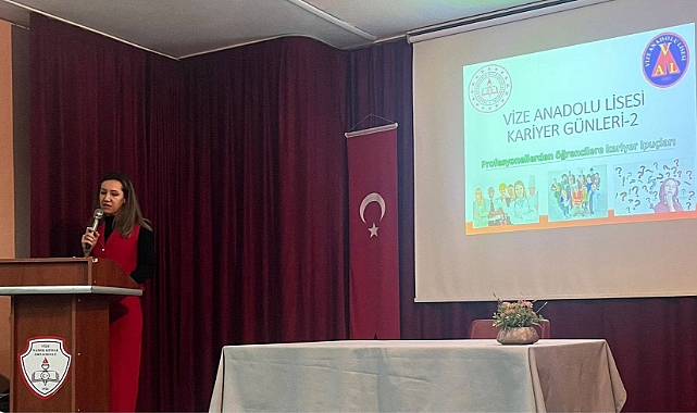 Vize Anadolu Lisesi'nde Kariyer Günü Heyecanı