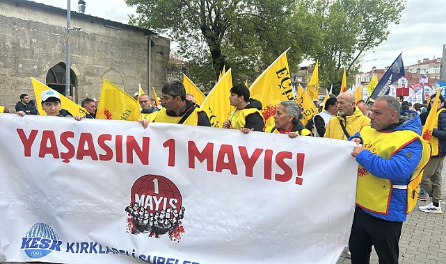 1 Mayıs'ta Lüleburgaz Tek Yürek: Sloganlar, Marşlar ve Dayanışma