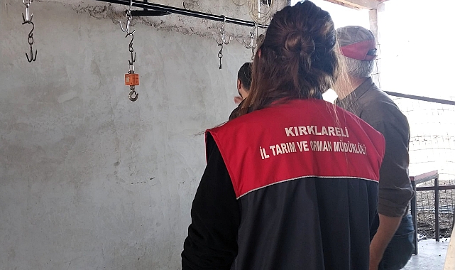 Kırklareli'nde Kurban Kesim Yerlerine Yakın Takip