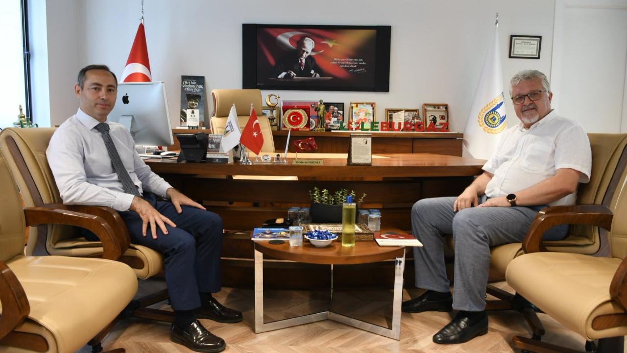 Başkan Gerenli’den Kaymakam Yıldız’a Veda Ziyareti
