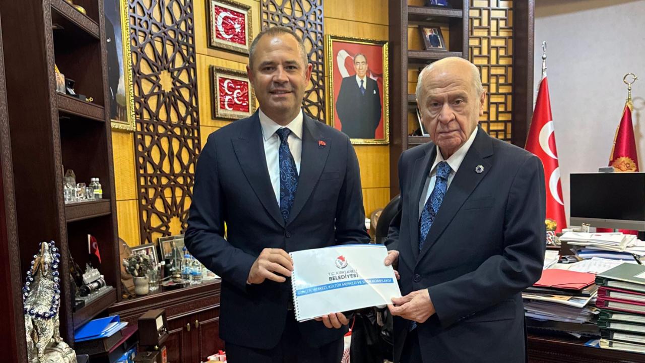 Kırklareli’nin Dev Projeleri Bahçeli’ye Anlatıldı