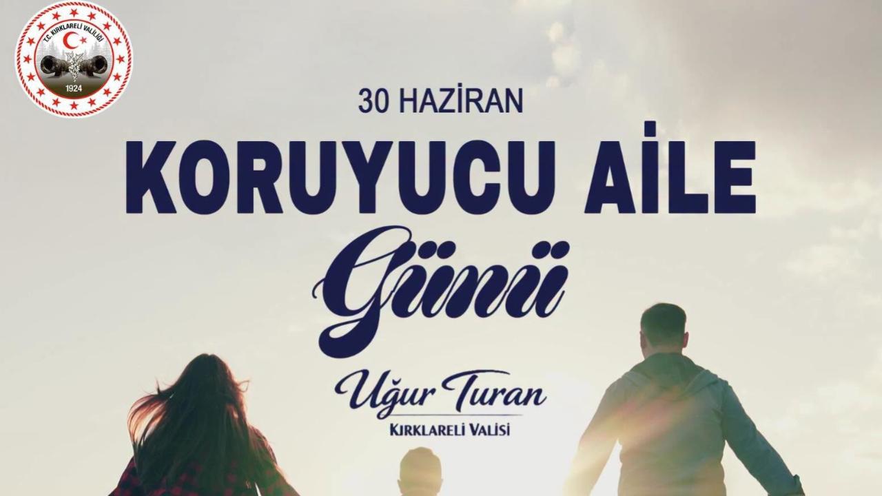 Vali Turan Ailenin Toplumdaki Yerine Dikkat Çekti
