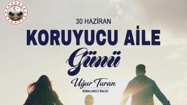 Vali Turan Ailenin Toplumdaki Yerine Dikkat Çekti
