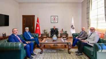 Vali Uğur Turan Eğitimcileri Valilikte Kabul Etti