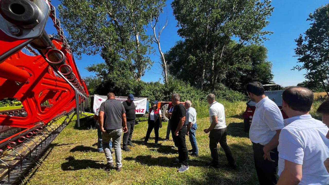 Vize’de Yerli Yulaf Çeşitleri Hasat Edildi