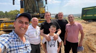Başkan Ercan Özalp’tan Çiftçilere Hasat Ziyareti
