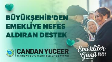 BÜYÜKŞEHİR'DEN EMEKLİYE NEFES ALDIRAN DESTEK