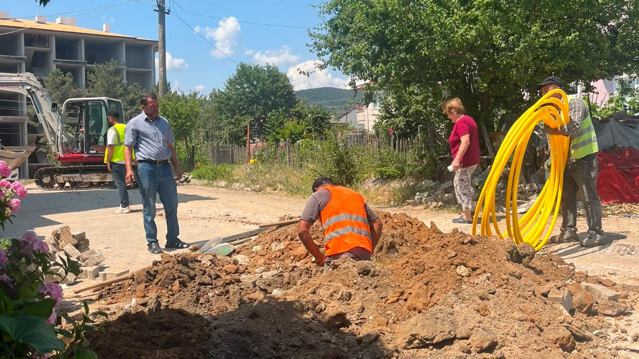 Demirköy'de Doğalgaz Çalışmaları Hız Kazandı