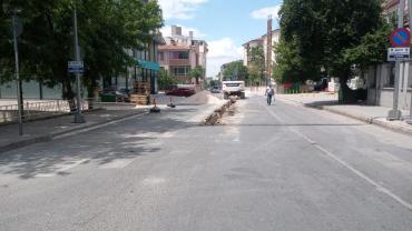 Kırklareli Belediyesi'nden Yeni Adliye Yolunda Bakım Çalışması