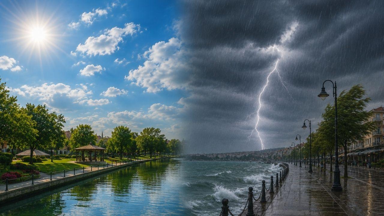 Kırklareli, İstanbul ve Tekirdağ için peş peşe uyarı! Saat verildi, kuvvetli sağanak geliyor