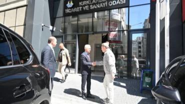 Kırklareli TSO'nun Yeni Konferans Salonu İncelendi