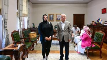 Kırklareli Valisi Uğur Turan Konuklarını Makamında Ağırladı