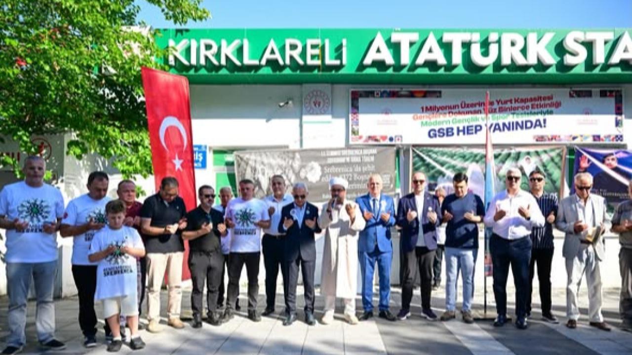 Kırklareli’nde Srebrenitsa Soykırımı Şehitleri Anıldı