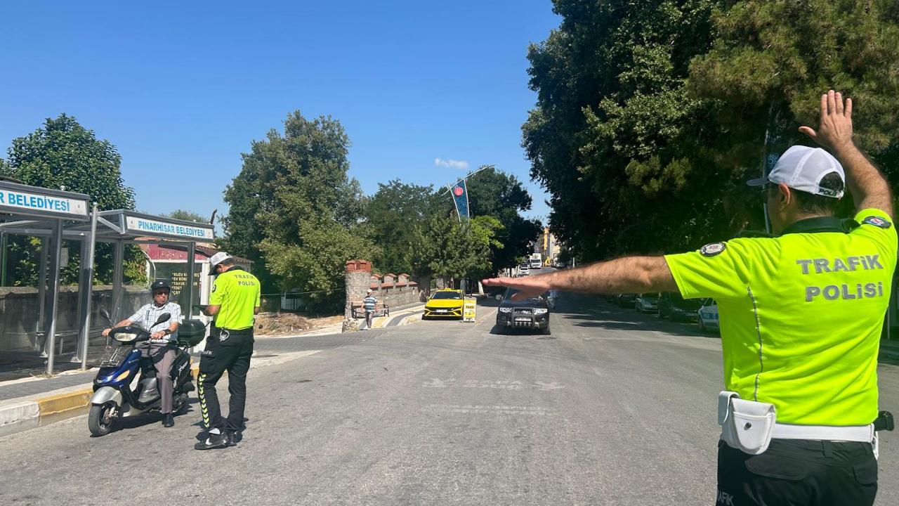 Pınarhisar'da Trafik Denetimleri Aralıksız Sürüyor