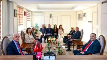 Vali Turan’dan Murat Dönmez’e Hayırlı Olsun Ziyareti