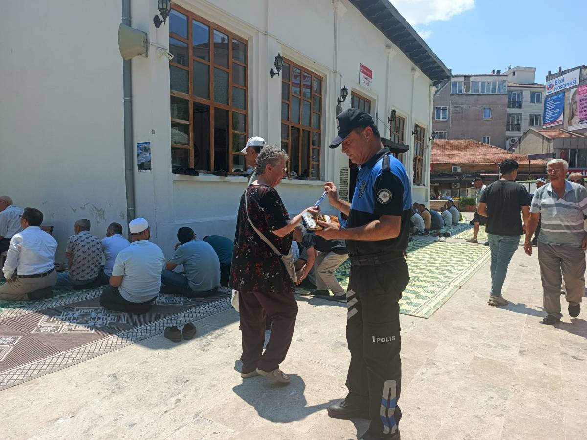 Hızırbey Camii’nde Yangın Bilgilendirmesi