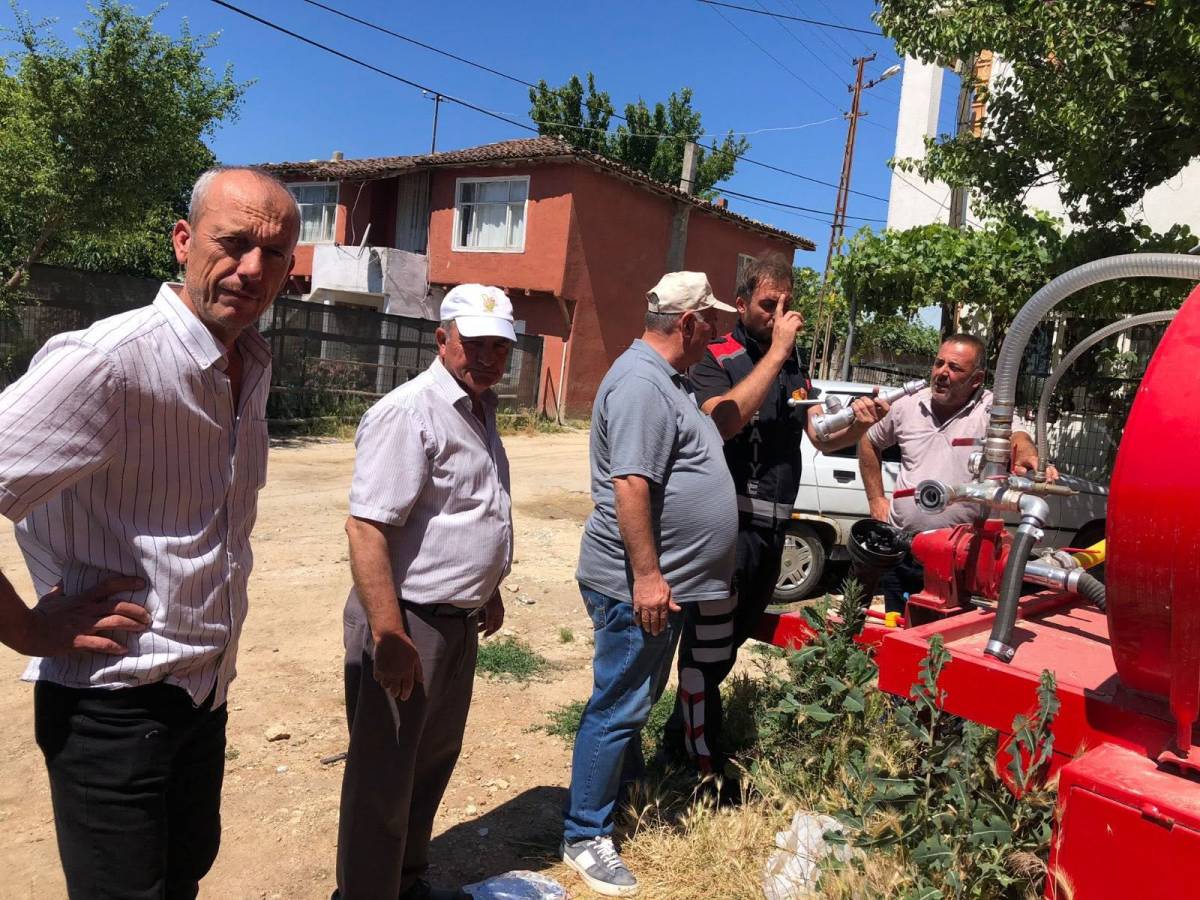 Vize İtfaiyesinden Çiftçilere Su Tankeri Eğitimi