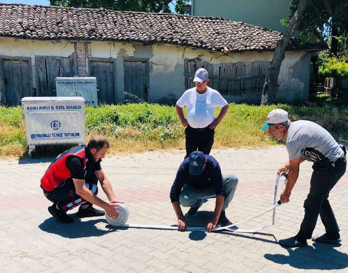 Vize İtfaiyesinden Çiftçilere Su Tankeri Eğitimi