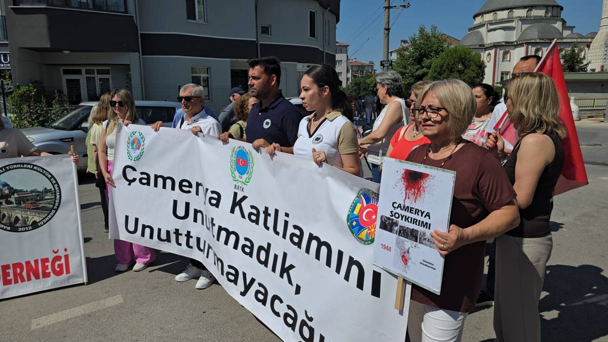 Edirne'de Çamerya Anması: Siyah Çelenk Bırakıldı