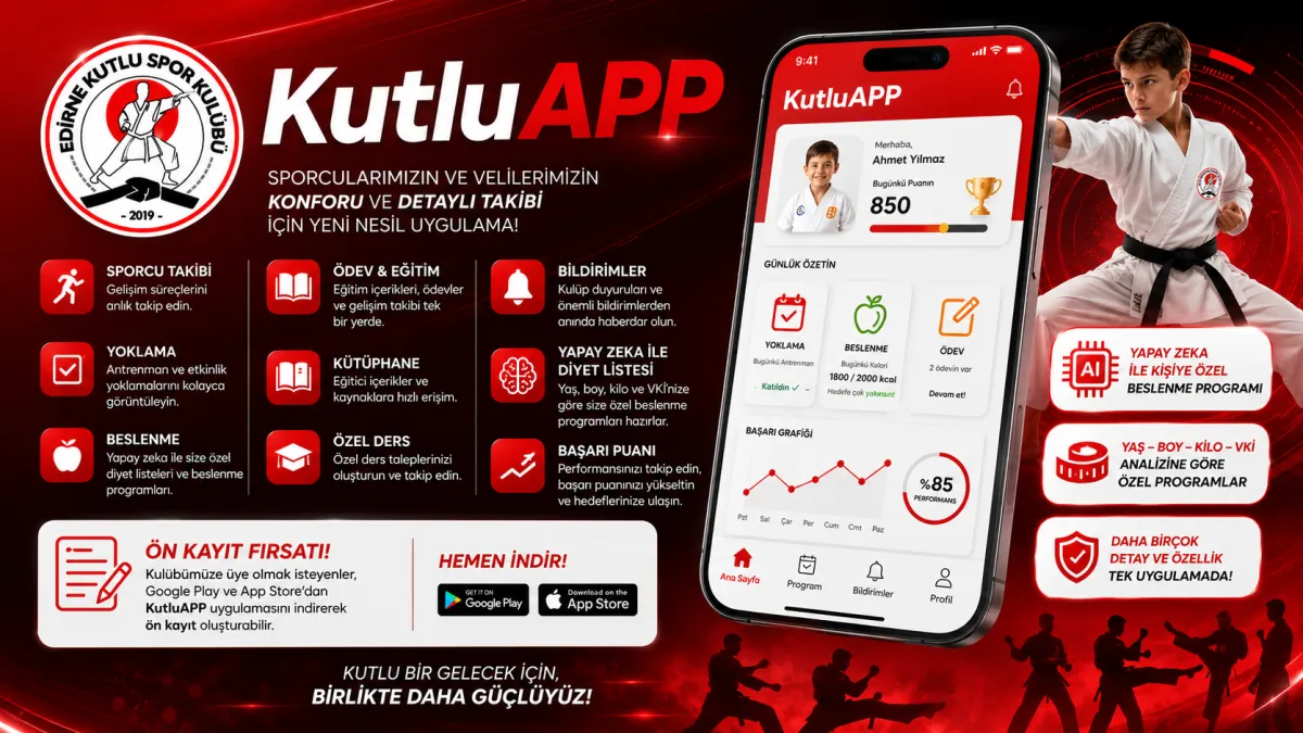 Edirne Kutlu Spor’dan Dijital Atılım: KutluAPP Geliyor