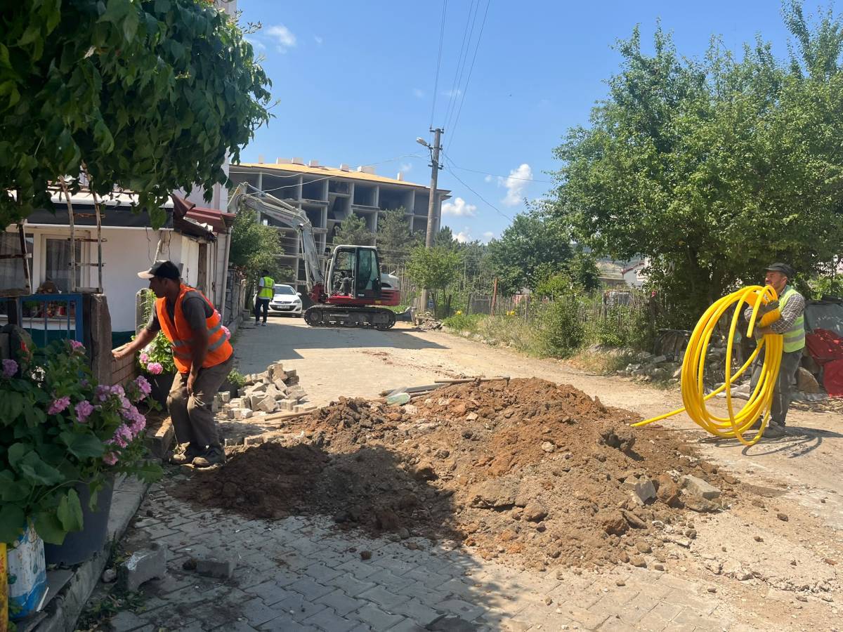 Demirköy'de Doğalgaz Çalışmaları Hız Kazandı